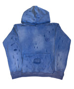 Load image into Gallery viewer, Distressed Blue Hoodie
